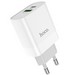 Адаптер питания Hoco C80A Rapido PD+QC 3.0 20W charger (USB: 5V max 3.1A/ 20Вт) Белый - фото 69506