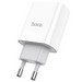 Адаптер питания Hoco C80A Rapido PD+QC 3.0 20W charger (USB: 5V max 3.1A/ 20Вт) Белый - фото 69507