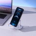 Держатель настольный Hoco Daring magnetic wireless charging desktop Stand (PH39) для iPhone 12 mini/12/12 Pro/12 Pro Max Серебристый - фото 69534