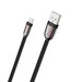 Дата-кабель USB Hoco U74 Grand charging data cable for Lightning 2.4A (1.2 м) Черный - фото 69545
