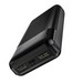 Аккумулятор внешний универсальный Hoco J72A 20000 mAh Easy travel mobile power bank (2USB:5V-2.0A Max) Черный - фото 69601