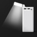 Аккумулятор внешний универсальный Hoco J62A-10000 mAh Jove table lamp mobile power bank (2USB, Micro USB, Type C: 5V-2A) Белый - фото 69592