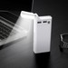 Аккумулятор внешний универсальный Hoco J62A-10000 mAh Jove table lamp mobile power bank (2USB, Micro USB, Type C: 5V-2A) Белый - фото 69593