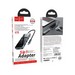 Переходник Hoco HB15 Easy Show 5в1 Type-C to USB3.0x3/ HDMI 4K/ PD 67W для MacBook Графитовый - фото 69627