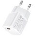 Адаптер питания Hoco N10 Starter single port PD20W+QC3.0 charger (USB-C: 5V max 3.1A/ 20Вт) Белый - фото 69685