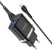 Адаптер питания Hoco N1 Ardent single port charger с кабелем Lightning (USB: 5V max 2.4A) Черный - фото 69701