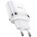 Адаптер питания Hoco N1 Ardent single port charger Apple&Android (USB: 5V max 2.4A) Белый - фото 69689