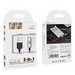 Кабель Hoco LS 28 Lightning digital audio conversion cable (с разъемом для зарядки) (0.25м) Красный - фото 69815