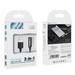 Кабель Hoco LS 28 Lightning digital audio conversion cable (с разъемом для зарядки) (0.25м) Черный - фото 69820