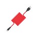 Дата-кабель USB Hoco X21 Silicone Type-C (1.2 м) Black & Red - фото 69835