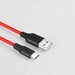 Дата-кабель USB Hoco X21 Silicone Type-C (1.2 м) Black & Red - фото 69836
