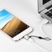 Адаптер Hoco UA8 Converter Type-C/ MicroUSB Серебряный - фото 69912