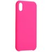 Накладка силиконовая MItrifON для iPhone XR (6.1") без логотипа Bright pink Ярко-розовый №47 - фото 70514