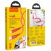 Дата-кабель USB Hoco X58 Airy silicone charging data cable for Lightning (1м) (2.4A) Красный - фото 70596