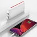 Аккумулятор внешний универсальный Hoco J67 10000 mAh Rill mobile power bank с кабелем Type-C, Lightning (2USB:5V-2.0A Max) Белый - фото 70631