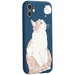 Чехол-накладка силикон MItriFON для iPhone 11 (6.1") 0.8мм с флуоресцентным рисунком AW J66 - фото 71011