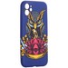 Чехол-накладка силикон MItriFON для iPhone 11 (6.1") 0.8мм с флуоресцентным рисунком AW J68 - фото 71021