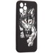 Чехол-накладка силикон MItriFON для iPhone 12 Pro Max (6.7") 0.8мм с флуоресцентным рисунком AW J72 - фото 71219
