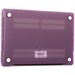Защитный чехол-накладка HardShell Case для Apple MacBook New Pro 16" Touch Bar (2019г.) A2141 матовая Фиолетовая - фото 81065