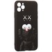 Чехол-накладка силикон MItriFON для iPhone 11 Pro Max (6.5") 0.8мм с флуоресцентным рисунком AW Черный KS-13 - фото 71609
