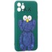 Чехол-накладка силикон MItriFON для iPhone 11 Pro Max (6.5") 0.8мм с флуоресцентным рисунком AW Зеленый KS-15 - фото 71614