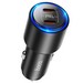 Разделитель автомобильный Hoco NZ3 Clear way 40W dual port PD car charger (2Type-C: 5V & 2.4A 20W/ total output 40W) Черный - фото 71818