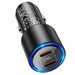 Разделитель автомобильный Hoco NZ3 Clear way 40W dual port PD car charger (2Type-C: 5V & 2.4A 20W/ total output 40W) Черный - фото 71820