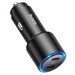 Разделитель автомобильный Hoco NZ3 Clear way 40W dual port PD car charger (2Type-C: 5V & 2.4A 20W/ total output 40W) Черный - фото 71822