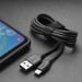 Дата-кабель USB Deppa D-72301 USB A - Type-C (USB 2.0/ 2.4А) 1.2м Черный - фото 74784