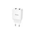 Адаптер питания Hoco N7 Speedy dual port charger Apple&Android (2USB: 5V max 2.1A) Белый - фото 73898