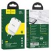 Адаптер питания Hoco N7 Speedy dual port charger Apple&Android (2USB: 5V max 2.1A) Белый - фото 73899