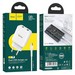 Адаптер питания Hoco N7 Speedy dual port charger с кабелем Type-C (2USB: 5V max 2.1A) Белый - фото 73923