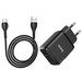Адаптер питания Hoco N7 Speedy dual port charger с кабелем Type-C (2USB: 5V max 2.1A) Черный - фото 73926