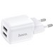 Адаптер питания Hoco N8 Briar dual port charger Apple&Android (2USB: 5V max 2.4A) Белый - фото 73932