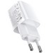 Адаптер питания Hoco N8 Briar dual port charger Apple&Android (2USB: 5V max 2.4A) Белый - фото 73934