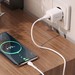 Адаптер питания Hoco N8 Briar dual port charger с кабелем Type-C (2USB: 5V max 2.4A) Белый - фото 73948