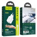 Адаптер питания Hoco N8 Briar dual port charger с кабелем Type-C (2USB: 5V max 2.4A) Белый - фото 73950