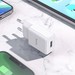 Адаптер питания Hoco N9 Especial single port charger Apple&Android (USB: 5V max 2.1A) Белый - фото 73963