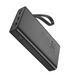 Аккумулятор внешний универсальный Hoco Q4 10000 mAh Unifier QC3.0 power bank (USB:5V-3.0A Max) 20W Черный - фото 75301