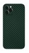 Чехол-накладка карбоновая KZDOO Air Carbon 0.45мм для Iphone 13 Pro Max (6.7") Зеленая - фото 75349