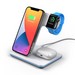 Беспроводное зарядное устройство Deppa Charging Stand Neo 3в1 (D-24017) для Apple iPhone/ Watch/ Air Pods 20Вт Белый - фото 76710