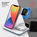 Беспроводное зарядное устройство Deppa Charging Stand Neo 3в1 (D-24017) для Apple iPhone/ Watch/ Air Pods 20Вт Белый - фото 76711