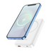 Аккумулятор внешний универсальный & беспроводное зарядное Hoco J79 10000 mAh Success magnetic wireless fast charging power bank PD+QC 3.0 20W (USB: 5V/4.5A, 9V/2A) Белый - фото 78323