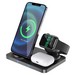 Беспроводное зарядное устройство Hoco 3в1 (CW-33) для Apple iPhone/ Watch/ Air Pods 15W Черный - фото 80337