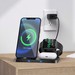Беспроводное зарядное устройство Hoco 3в1 (CW-33) для Apple iPhone/ Watch/ Air Pods 15W Черный - фото 80340