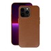 Чехол-накладка кожаная Deppa Leather Case D-88123 для iPhone 13 Pro (6.1") Коричневый - фото 80601
