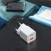 Адаптер питания Deppa USB + Type-C Power Delivery+QC 3.0 20Вт D-11410 (5В/ 3А, 9В/ 2.22А, 12В/ 1.67А) Белый - фото 80642