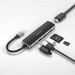 Переходник Hoco HB24 Easy display Type-C multifunction adapter HDMI+USB3.0+USB2.0 для MacBook Графитовый - фото 80692