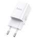Адаптер питания Hoco N13 Bright PD30W+QC3.0 charger с кабелем Type-C to Type-C (USB: 5V max 3.0A/ 30Вт) Белый - фото 80979