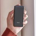 Аккумулятор внешний универсальный Hoco Q1 10000 mAh Kraft compatible PD+QC3.0 power bank (USB:5V-3.0A Max) 20W Черный - фото 80882